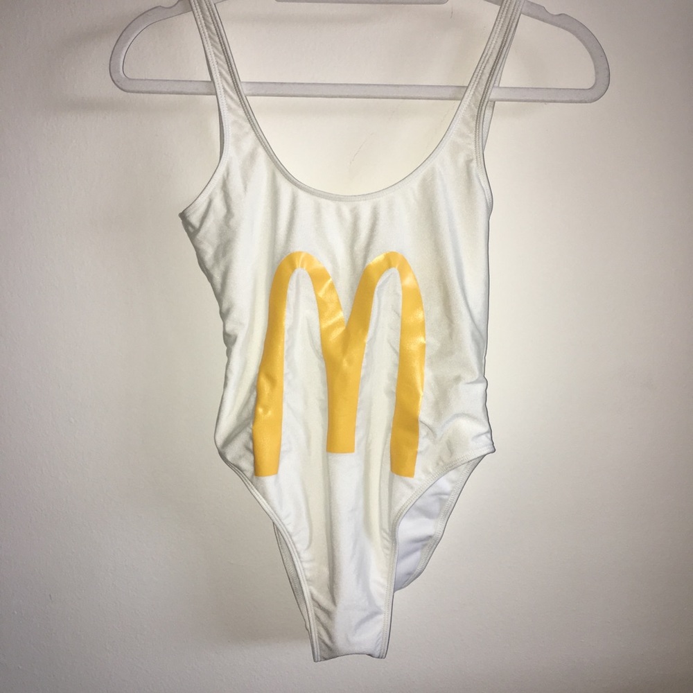 McDonalds white one piece suit